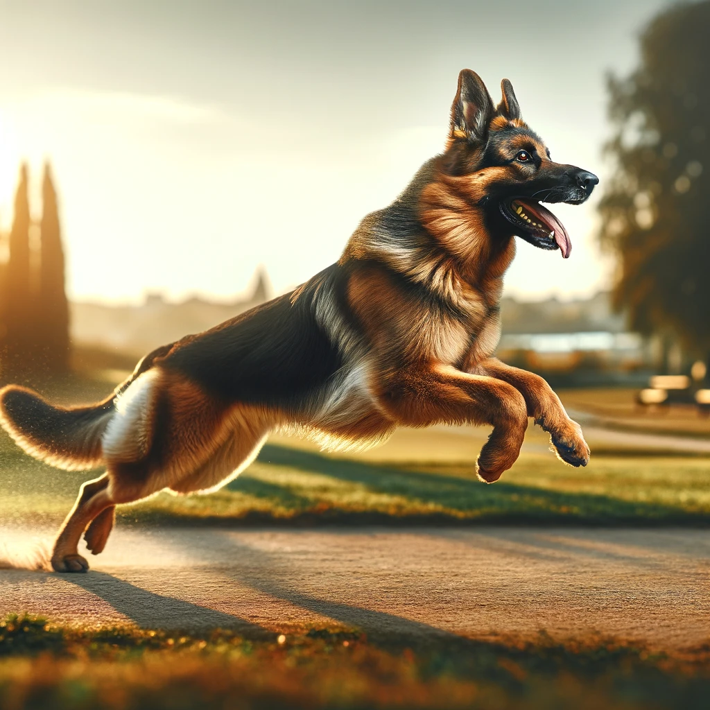 Can-German-Shepherds-Run