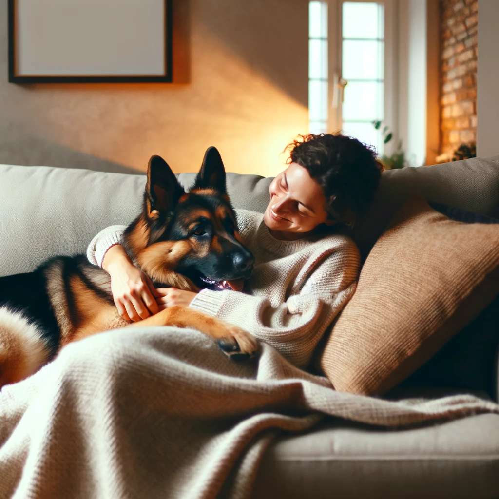 Do-German-Shepherds-Like-to-Cuddle