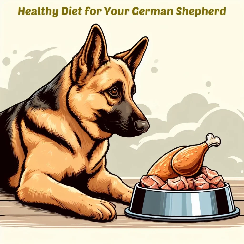 Feed-My-German- Shepherd-Raw-Chicken