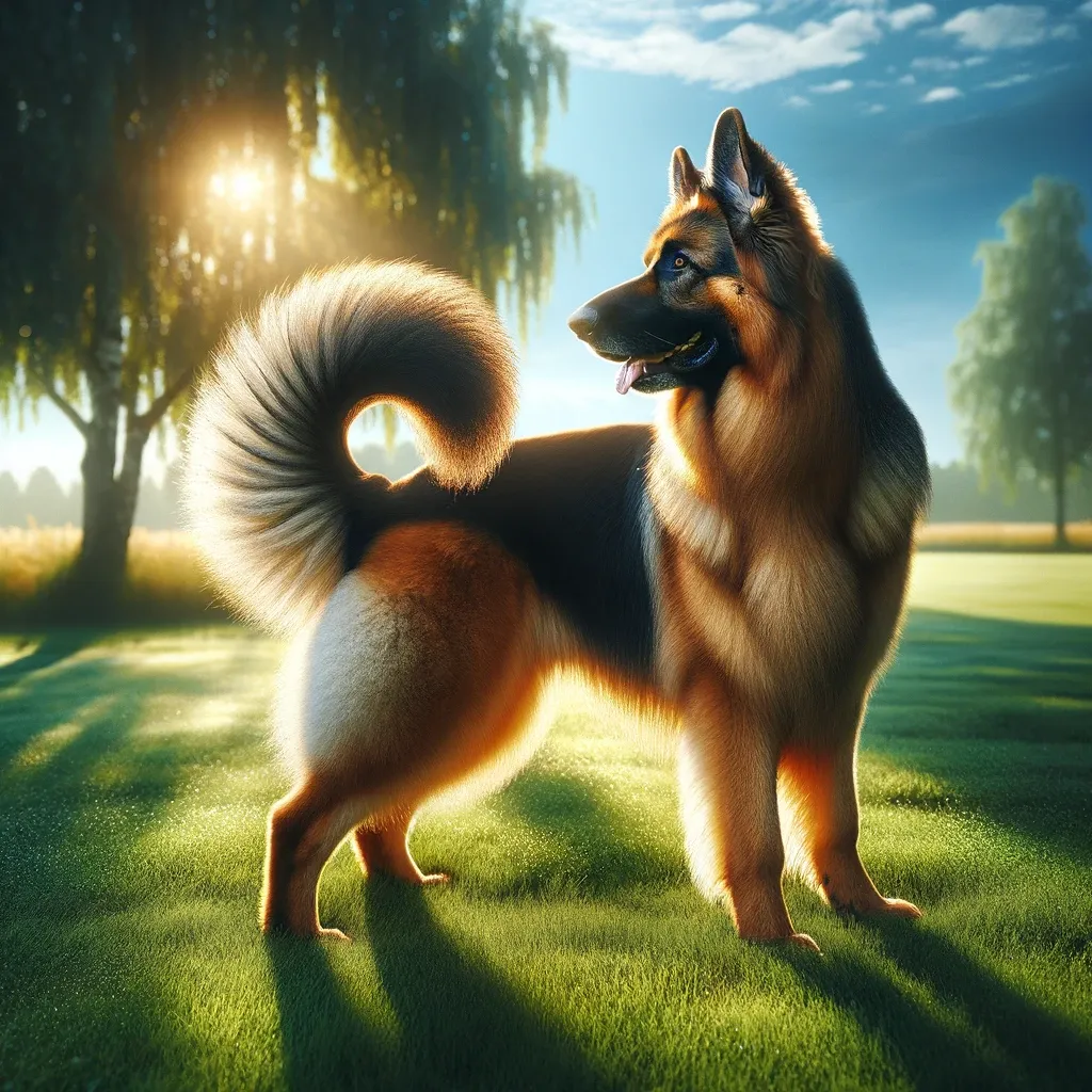 Do German Shepherds Have Curly Tails