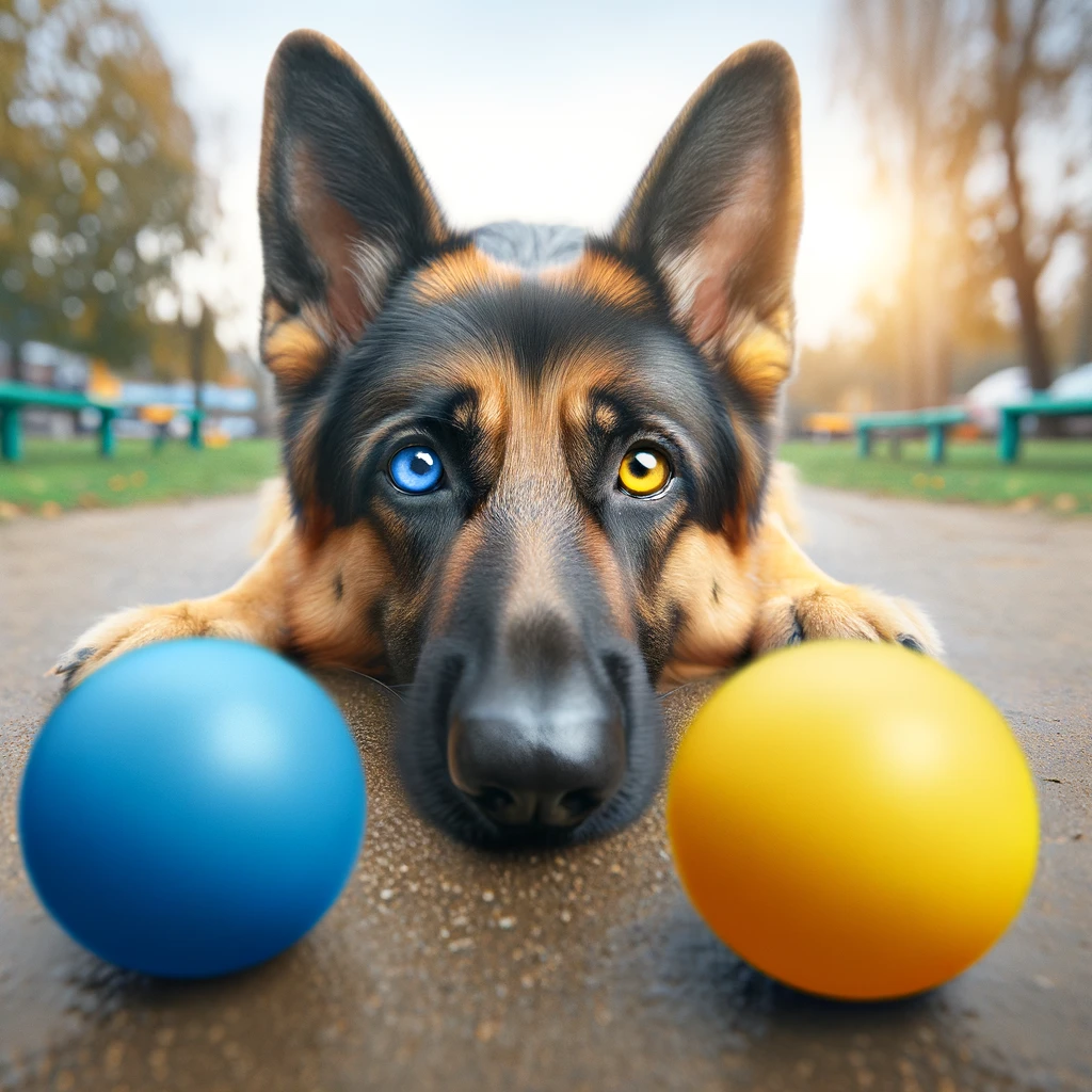 Colors-Can-German-Shepherds-See