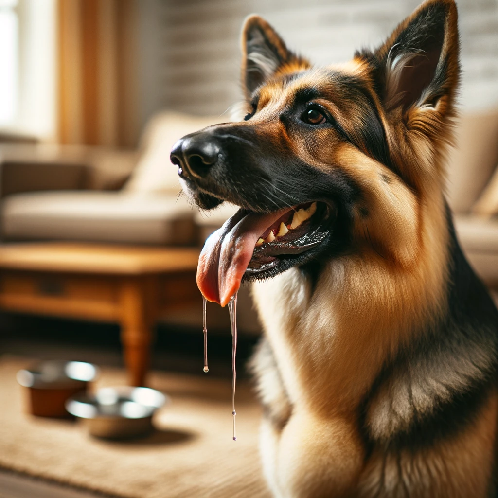 Do-German-Shepherd- Drool