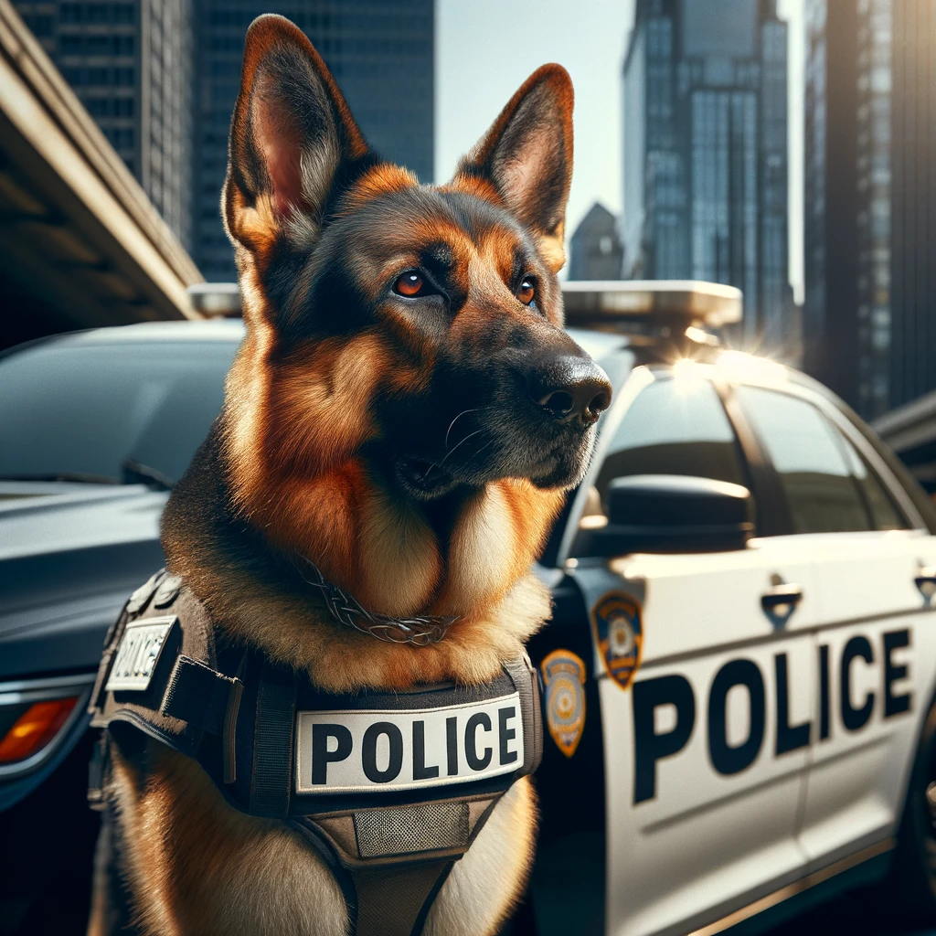 German-shepherd-as-Police-Dog